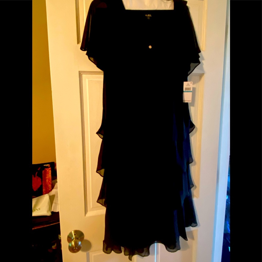 Flattering black dress